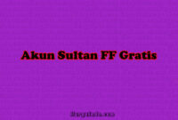 akun sultan ff