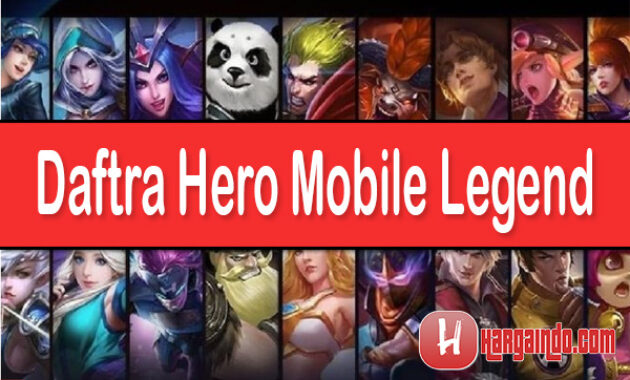 Daftar Hero Mobile Legend