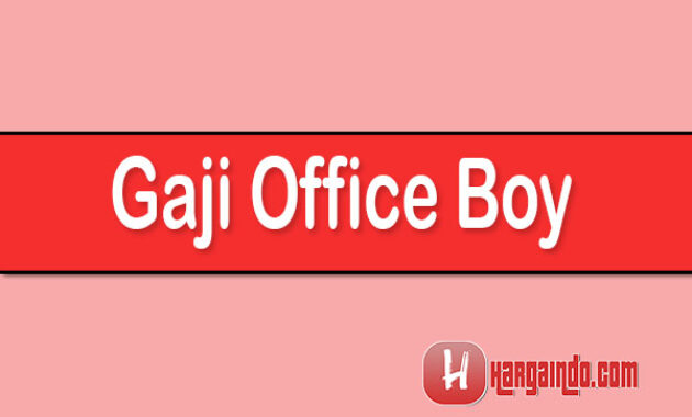 Gaji Office Boy