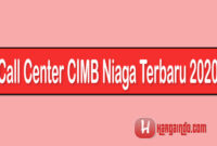 Call Center CIMB Niaga Terbaru 2020